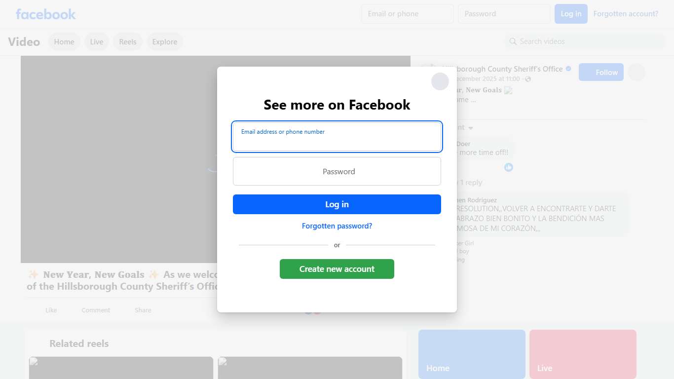 ✨ 𝐍𝐞𝐰 𝐘𝐞𝐚𝐫, 𝐍𝐞𝐰 𝐆𝐨𝐚𝐥𝐬 ✨ As we welcome 2026, the men and women of the Hillsborough County Sheriff’s Office are setting their sights on meaningful resolutions, both personally and professionally. From committing to prioritizing their health to taking more vacations, our deputies and staff are ready for a New Year. What’s your resolution for 2026? 💙👮‍♂️ Hillsborough County Sheriff's Office Facebook