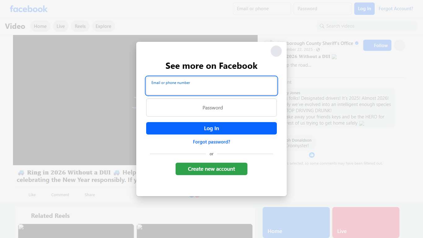 🚙 𝐑𝐢𝐧𝐠 𝐢𝐧 𝟐𝟎𝟐𝟔 𝐖𝐢𝐭𝐡𝐨𝐮𝐭 𝐚 𝐃𝐔𝐈 🚙 Help us keep the roads safe by celebrating the New Year responsibly. If you plan to drink, arrange a safe ride home. Don’t let impaired driving ruin the night for you or others! Hillsborough County Sheriff's Office Facebook