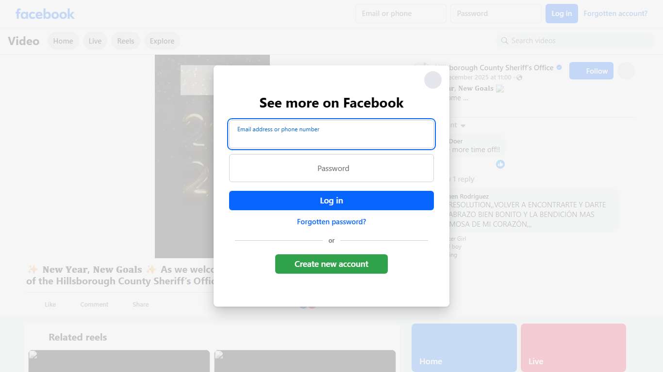 ✨ 𝐍𝐞𝐰 𝐘𝐞𝐚𝐫, 𝐍𝐞𝐰 𝐆𝐨𝐚𝐥𝐬 ✨ As we welcome 2026, the men and women of the Hillsborough County Sheriff’s Office are setting their sights on meaningful resolutions, both personally and professionally. From committing to prioritizing their health to taking more vacations, our deputies and staff are ready for a New Year. What’s your resolution for 2026? 💙👮‍♂️ Hillsborough County Sheriff's Office Facebook